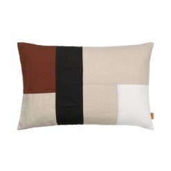 Ferm Living Linge De Bain | Coussin Part Tissu Multicolore / 60 X 40 Cm - Lin & Coton Organique - Ferm Living