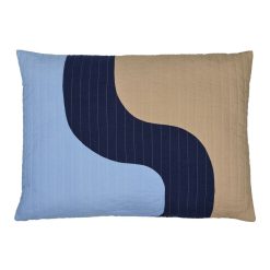 Marimekko Deco Textile | Coussin Seireeni Tissu Bleu / 50 X 70 Cm - Matelasse - Marimekko