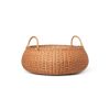 Ferm Living Paniers Et Petits Rangements | Panier Braided Fibre Vegetale Bois Naturel / O 60 X H 32 Cm - Rotin - Ferm Living