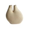 Hay Vases | Vase W&S - Chamber Ceramique Beige Blanc - Hay