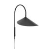 Ferm Living Appliques | Applique Avec Prise Arum Swivel Metal Noir / H 47 Cm - Orientable - Ferm Living