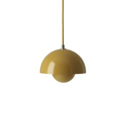 &tradition Suspensions | Suspension Flowerpot Vp10 Metal Jaune / O16 Cm - By Verner Panton, 1969 - &Tradition