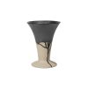 Ferm Living Vases | Vase Flores Ceramique Noir Beige / O 18 X H 23 Cm - Ferm Living