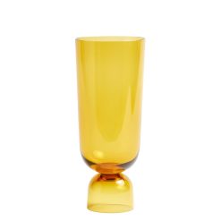 Hay Vases | Vase Bottoms Up Verre Jaune / Large - H 29 Cm - Hay