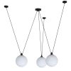 DCW Éditions Suspensions | Suspension Acrobate N°325 Verre / Lampe Gras - 3 Abat-Jours O 25 Cm - Dcw Editions