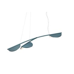 Flos Suspensions | Suspension Almendra Organic S3 Y Short Metal / Led - L 161,13 Cm / 3 Diffuseurs Orientables - Flos