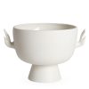 Jonathan Adler Vases | Coupe Eve Ceramique Blanc / Anses En Forme De Mains - Jonathan Adler