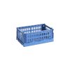 Hay Paniers Et Petits Rangements | Panier Colour Crate Plastique Bleu Small / 17 X 26,5 Cm - Recycle - Hay