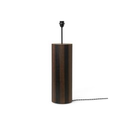 Ferm Living Lampadaires | Pied De Lampadaire Post Bois Naturel / O 18 X H 70 Cm - Chene Fume - Ferm Living