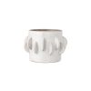 Bloomingville Pots Et Plantes | Pot De Fleurs Roza Ceramique Blanc / O 18 X H 13 Cm - Bloomingville