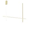 Flos Plafonniers | Plafonnier Coordinates C2 Or Metal Led / L 176 X H 137 Cm - Flos