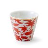 Bitossi Home Tasses Et Mugs | Tasse Fiamma Ceramique Rouge Blanc Or / O 6,5 X H 6 Cm - Bitossi Home