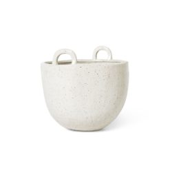 Ferm Living Pots Et Plantes | Pot De Fleurs Speckle Small Ceramique / Coupe - O 18 X H 19 Cm / Gres - Ferm Living