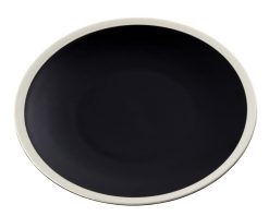 Maison Sarah Lavoine Assiettes | Assiette Sicilia Ceramique Noir / O 26 Cm - Maison Sarah Lavoine