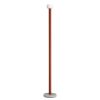 Flos Lampadaires | Lampadaire Bellhop Metal Verre Pierre Rouge / Base Ciment - H 178 Cm - Flos