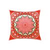 POPUS EDITIONS Coussins | Coussin Latice Tissu Orange / 45 X 45 Cm - Satin - Popus Editions