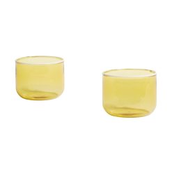 Hay Verres | Verre Tint Small Verre Jaune / Set De 2 - H 5,5 Cm / 200 Ml - Hay