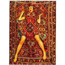 Seletti Tapis | Tapis Toiletpaper - Lady On Carpet Tissu Multicolore / 194 X 280 Cm - Seletti