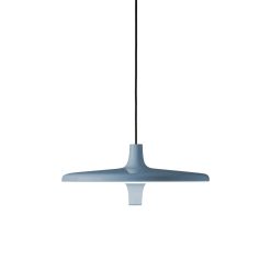 Martinelli Luce Suspensions | Suspension Avro Led Metal Bleu / Prise Integree Sous Diffuseur - Martinelli Luce