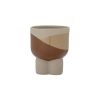 Bloomingville Pots Et Plantes | Pot De Fleurs Iness Ceramique Marron / O 14 X H 17 Cm - Bloomingville