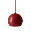 &tradition Suspensions | Suspension Topan Vp6 Metal Rouge / Verner Panton, 1959 - O 21 Cm - &Tradition