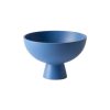 raawii Saladiers, Coupes Et Bols | Coupe Strom Medium Ceramique Bleu / O 19 Cm - Fait Main - Raawii