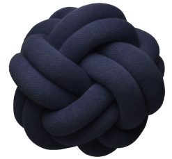 Design House Stockholm Deco Textile | Coussin Knot Tissu Bleu / Fait Main - 30 X 30 Cm / 2016 - Design House Stockholm