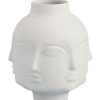 Jonathan Adler Vases | Vase Dora Maar Ceramique Blanc / O 15 X H 21 Cm - Jonathan Adler