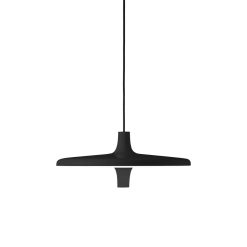 Martinelli Luce Suspensions | Suspension Avro Led Metal Noir / Prise Integree Sous Diffuseur - Martinelli Luce