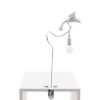 Seletti Lampes De Table | Spot A Pince Sparrow / Cruising Plastique Blanc - Seletti