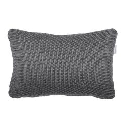 Fermob Deco Textile | Coussin D'Exterieur Evasion Tissu Gris Noir / 44 X 30 Cm - Fermob