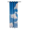 Seletti Deco Textile | Rideau Toiletpaper - Clouds Left Tissu Bleu / 140 X 280 Cm - Seletti