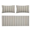 Bloomingville Deco Textile | Housse De Coussin Tissu / Pour Canape Mundo - Set De 3 Housses (Sans Garnissage) - Bloomingville