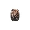 Bloomingville Vases | Vase Crister Verre Marron / O 13 X H 17 Cm - Souffle Bouche - Bloomingville