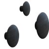 Muuto Portemanteaux Et Pateres | Patere The Dots Wood Bois Noir / Set De 5 - Lars Tornoe, 2007 - Muuto