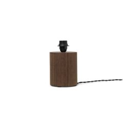 Ferm Living Lampes De Table | Pied De Lampe Post Bois Naturel / O 13 X H 21 Cm - Chene Fume - Ferm Living