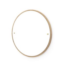 Frama Miroirs | Miroir Mural Cm-1 Circle Bois Naturel / O 45 Cm - Chene - Frama