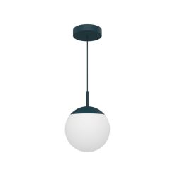 Fermob Suspensions | Suspension Mooon! Led Metal Verre Bleu / Bluetooth - O 25 Cm - Fermob