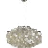 Verpan Suspensions | Suspension Fun 10Dm Verre Blanc / O 57 Cm - Panton 1964 - Verpan