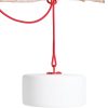 Fatboy Suspensions | Lampe Exterieur Sans Fil Rechargeable Thierry Le Swinger Led Plastique / Inclus : Cable De Suspension + Pied A Planter En Bois - Fatboy