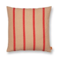 Ferm Living Deco Textile | Coussin Grand Tissu Beige / Lin & Coton - 50 X 50 Cm - Ferm Living