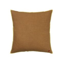 Ferm Living Deco Textile | Coussin Contrast Tissu Marron / 40 X 40 Cm - Lin - Ferm Living