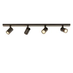 Astro Lighting Plafonniers | Plafonnier Spot Orientable Ascoli Four Bar Metal / 4 Spots Orientables - L 90 Cm - Astro Lighting