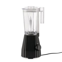 Alessi Electromenager | Blender Plisse Plastique Noir / 1,5 Litre - 700 W / 5 Vitesses - Alessi