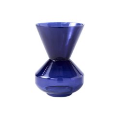 Pols Potten Vases | Vase Thick Neck Verre Bleu / O 27,5 X H 40 Cm - Pols Potten