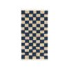 Ferm Living Deco Textile | Tapis Mara Medium Tissu Bleu / 90 X 150 Cm - Tufte Main - Ferm Living