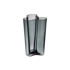 Iittala Vases | Vase Aalto Verre Gris / 17 X 17 X H 25 Cm - Alvar Aalto, 1936 - Iittala