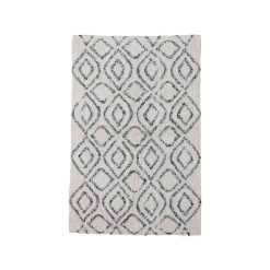 Bloomingville Deco Textile | Tapis Katie Tissu Blanc / Coton - 150 X 90 Cm - Bloomingville