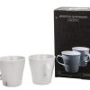 Seletti Tasses Et Mugs | Mug Estetico Quotidiano Ceramique Blanc / Set De 2 - Seletti