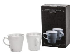 Seletti Tasses Et Mugs | Mug Estetico Quotidiano Ceramique Blanc / Set De 2 - Seletti